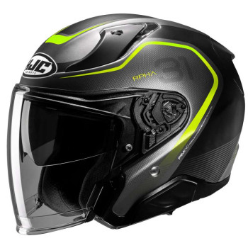 Casque moto HJC RPHA 31 KOUV NOIR/JAUNE