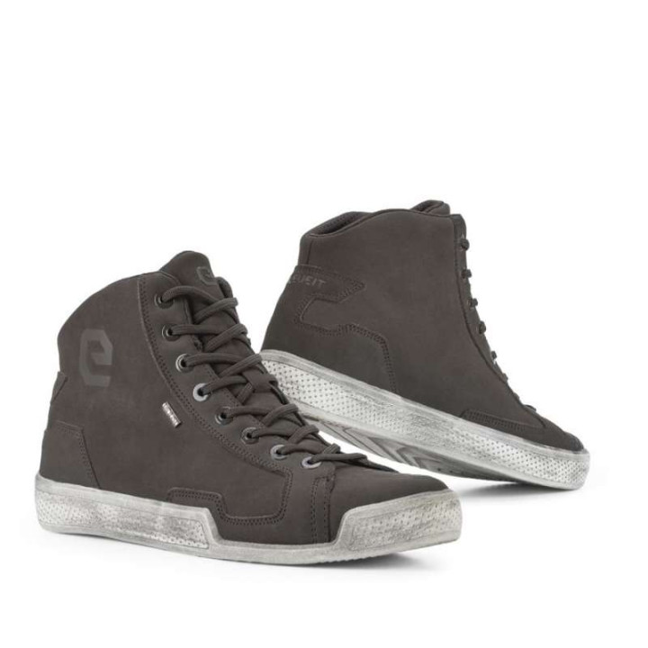 Baskets moto Eleveit ANTIBES WATERPROOF LEATHER Gris