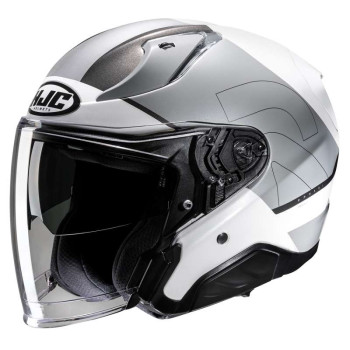 Casque moto HJC RPHA 31 CHELET GRIS/BLANC