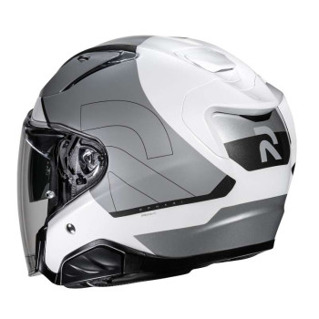 Casque moto HJC RPHA 31 CHELET GRIS/BLANC