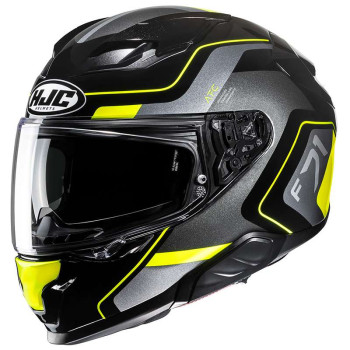 Casque moto HJC F71 ARCAN NOIR/GRIS/JAUNE