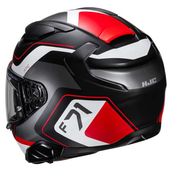 Casque moto HJC F71 ARCAN NOIR/BLANC/ROUGE