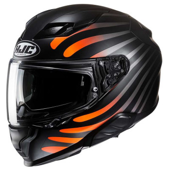 Casque moto HJC F71 ZEN NOIR/ORANGE