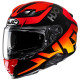 Casque moto HJC F71 BARD NOIR/ROUGE