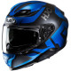 Casque moto HJC F71 BARD NOIR/BLEU