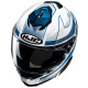 Casque moto HJC I71 IORIX BLANC/BLEU