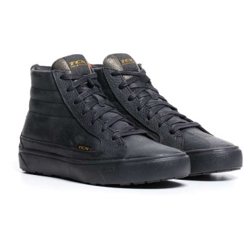 Baskets moto TCX STREET 3 LADY WATERPROOF NOIR/OR