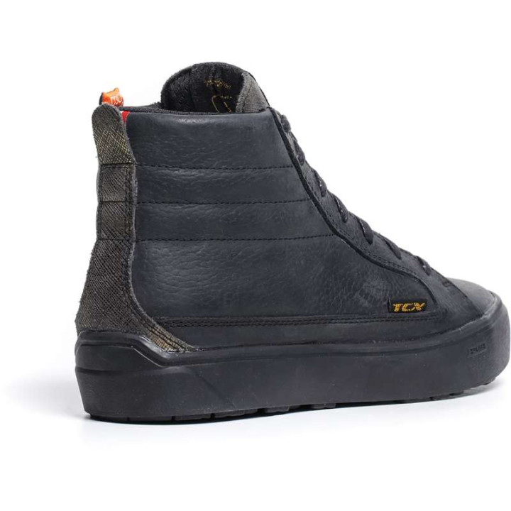 Baskets moto TCX STREET 3 LADY WATERPROOF NOIR/OR