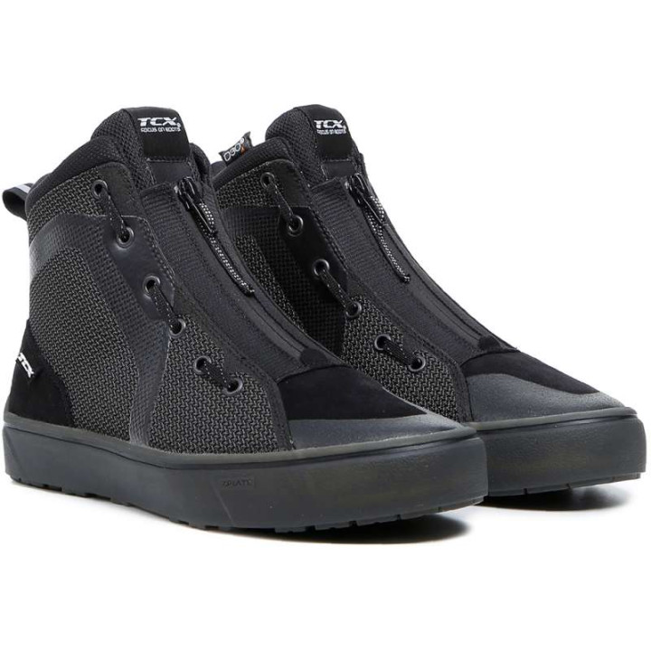 TCX IKASU AIR BLACK motorcycle sneakers