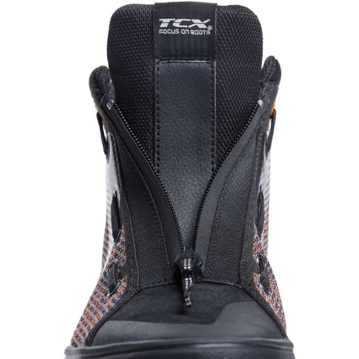 TCX IKASU AIR BLACK/ORANGE/BLUE motorcycle sneakers