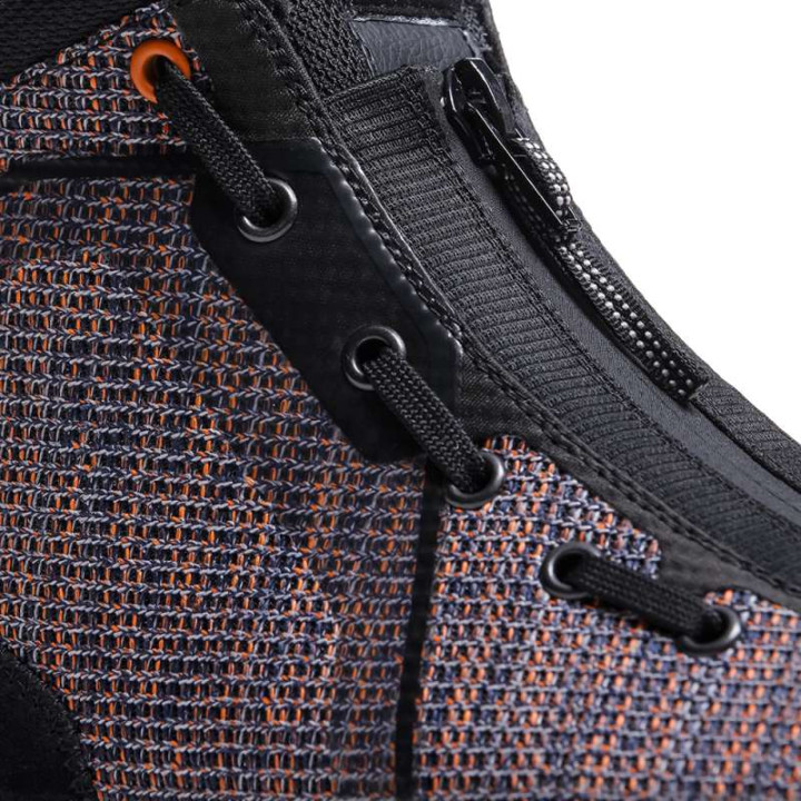 TCX IKASU AIR BLACK/ORANGE/BLUE motorcycle sneakers