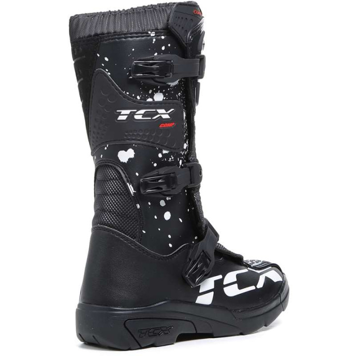 Bottes moto cross Enfant TCX COMP KID NOIR Bottes moto cross Enfant TCX COMP KID NOIR