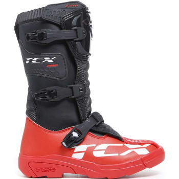 Bottes moto cross Enfant TCX COMP KID NOIR/ROUGE