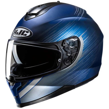 Casque moto HJC C70N SWAY BLEU/GRIS