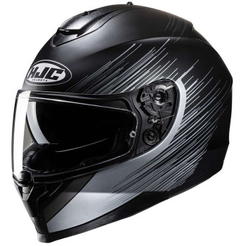 Casque moto HJC C70N SWAY NOIR/GRIS