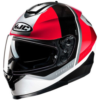 Casque moto HJC C70N ALIA NOIR/GRIS/ROUGE