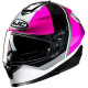 Casque moto HJC C70N ALIA NOIR/GRIS/ROSE