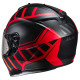 Motorcycle helmet HJC C70N HOLT BLACK/RED