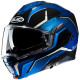 Casque moto modulable HJC I100 LORIX BLEU/NOIR