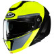 Modular motorcycle helmet HJC I91 BINA BLACK/YELLOW