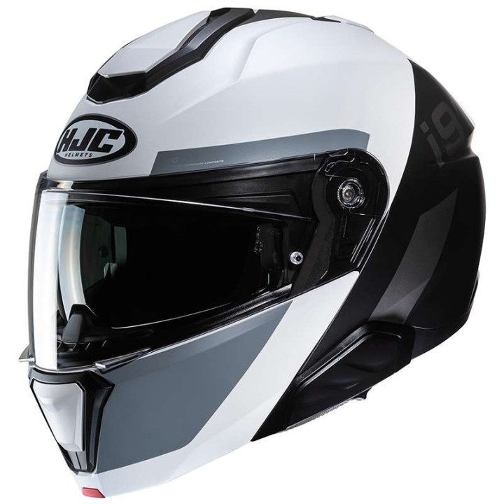 Modular motorcycle helmet HJC I91 BINA BLACK/BLACK