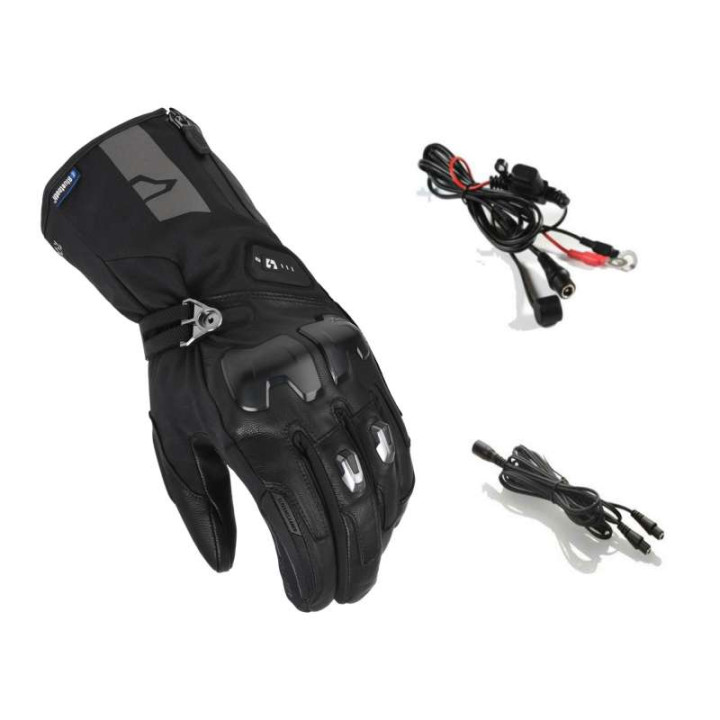Gants moto chauffants MACNA PROGRESS 2.0 RTX BTH  + Pack fil 12V