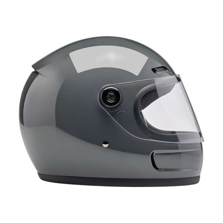 Biltwell GRINGO SV Gloss Gray motorcycle helmet