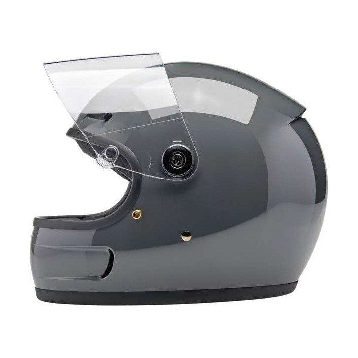Biltwell GRINGO SV Gloss Gray motorcycle helmet