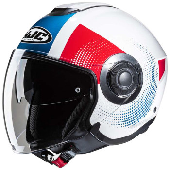 Motorcycle helmet HJC I40N PYLE BLUE/BLANK/RED