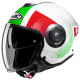 Motorcycle helmet HJC I40N PYLE GREEN/BLANK/RED