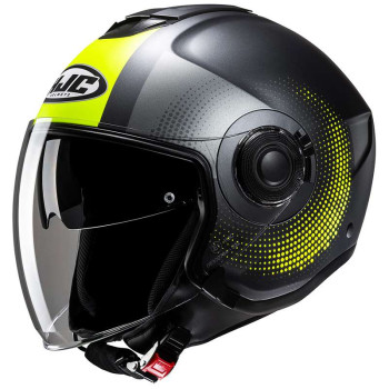 Motorcycle helmet HJC I40N PYLE BLACK/YELLOW
