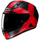 Motorcycle helmet HJC C10 TEZ BLACK/RED Motorcycle helmet HJC C10 TEZ BLACK/RED