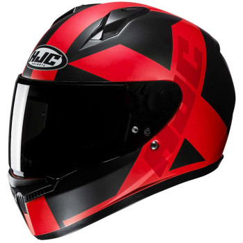Casque moto enfant  HJC C10 TEZ NOIR/ROUGE