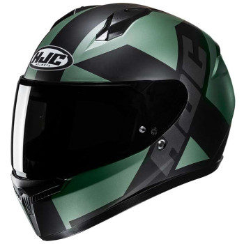 Casque moto enfant  HJC C10 TEZ NOIR/VERT
