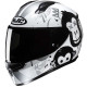 Casque moto enfant  HJC C10 GETI NOIR/BLANC