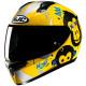 Casque moto enfant  HJC C10 GETI JAUNE 