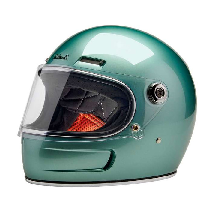 Biltwell GRINGO SV Gloss Seafoam motorcycle helmet