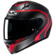 Casque moto enfant  HJC C10 ELIE NOIR/ROUGE