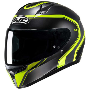 Casque moto enfant  HJC C10 ELIE NOIR/JAUNE
