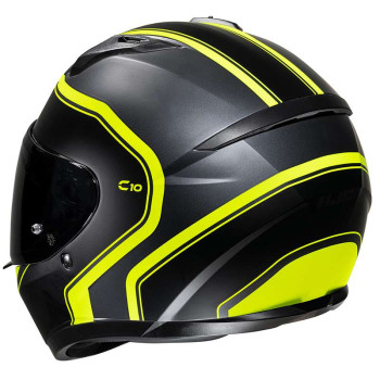 Casque moto enfant  HJC C10 ELIE NOIR/JAUNE