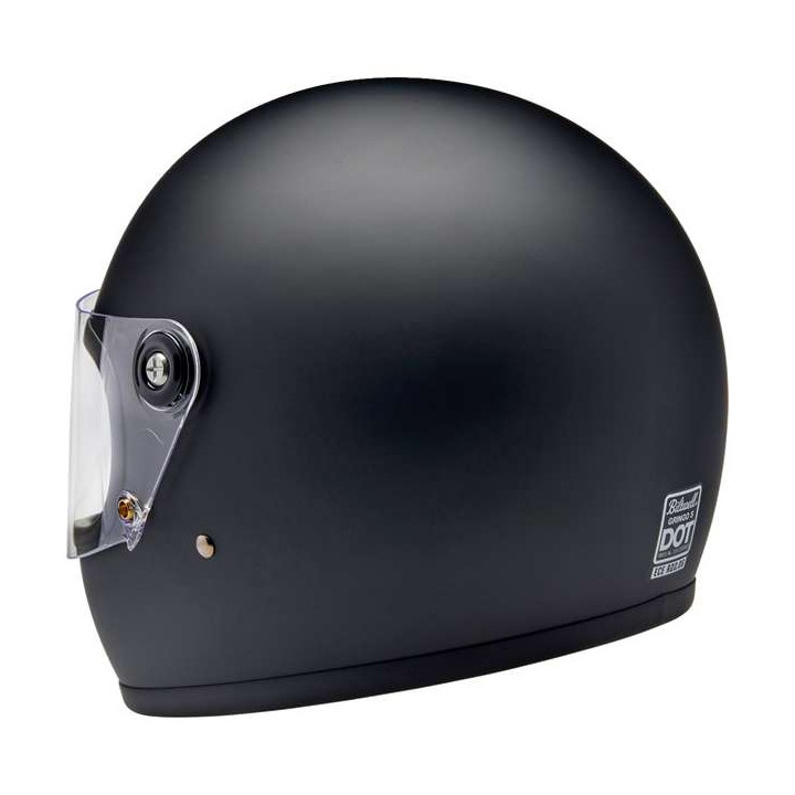 Casque moto Biltwell GRINGO S Vintage Mate Black