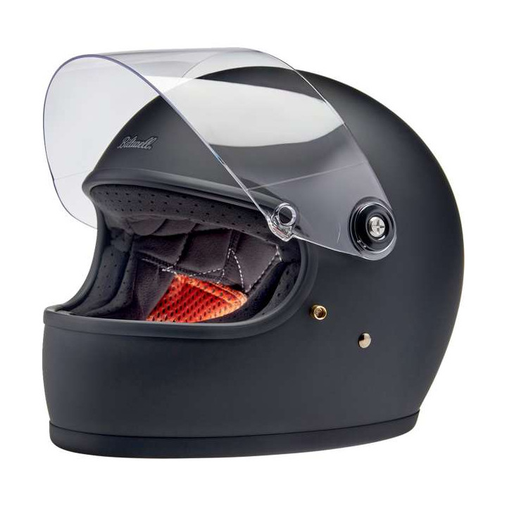 Casque moto Biltwell GRINGO S Vintage Mate Black