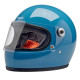 Biltwell GRINGO S Vintage Blue motorcycle helmet