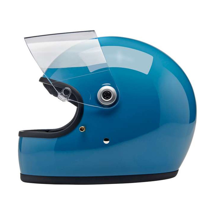 Biltwell GRINGO S Vintage Blue motorcycle helmet