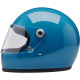 Biltwell GRINGO S Vintage Blue motorcycle helmet