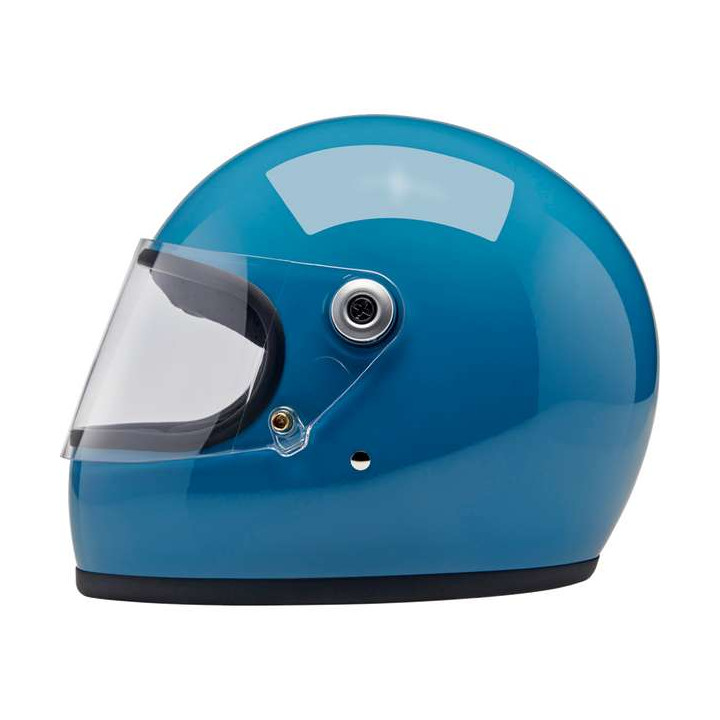 Biltwell GRINGO S Vintage Blue motorcycle helmet