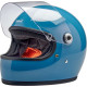 Biltwell GRINGO S Vintage Blue motorcycle helmet