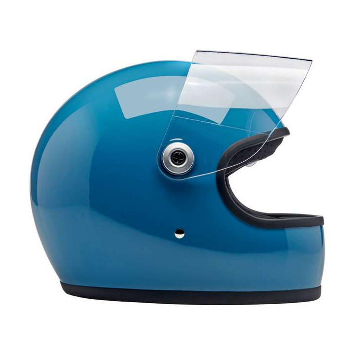 Biltwell GRINGO S Vintage Blue motorcycle helmet