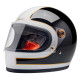 Casque moto Biltwell GRINGO S Vintage White/Black