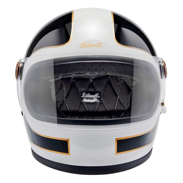 Casque moto Biltwell GRINGO S Vintage White/Black
